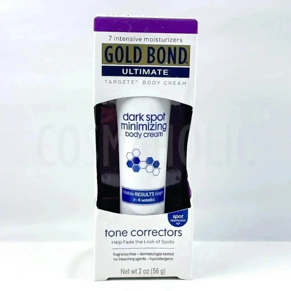 Gold Bond Ultimate Dark Spot Minimizing Body Cream Tone Corrector 2 oz 56g